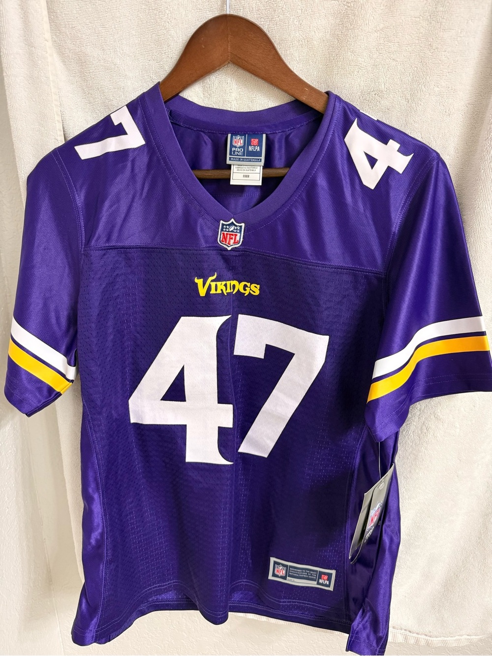 NFL Minnesota Vikings Purple and Yellow Team Jersey